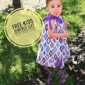 Handmade little girls dress